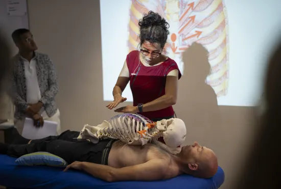 praktischer Unterricht – erlernen der Techniken